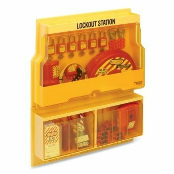Master Lock Stocked Deluxe Lockout Station 23.5" L x 27" H x 4.5" D LCK257